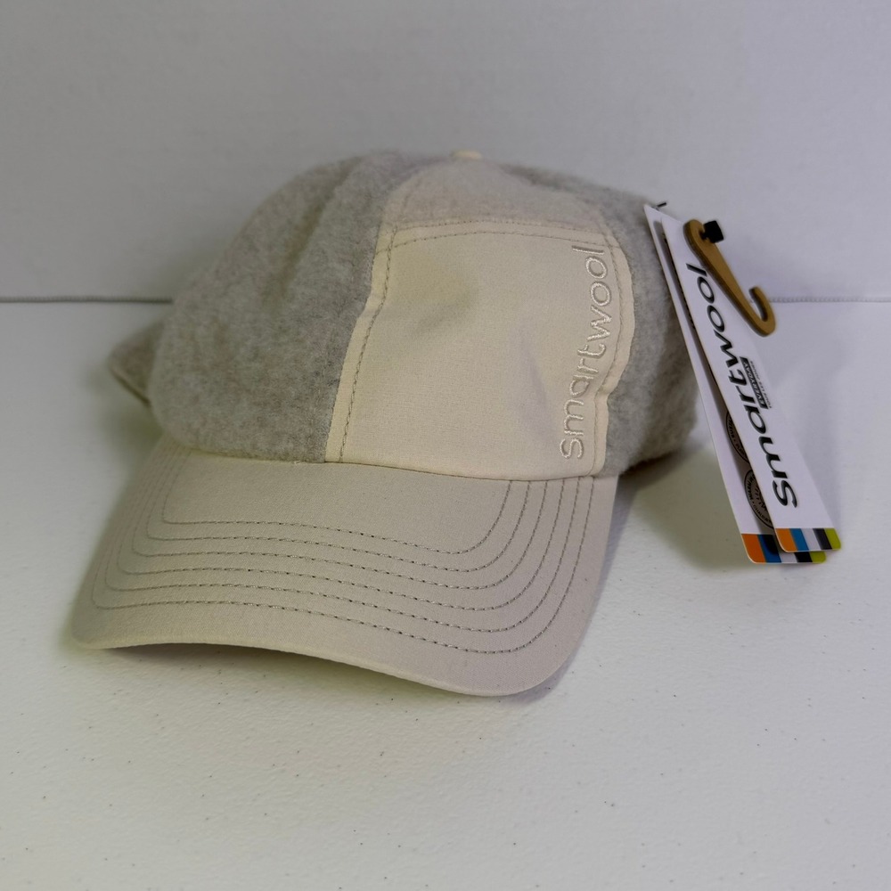 Smartwool Everyday Recycled Wool Blend Snapback Hat Gray Beige SW018151